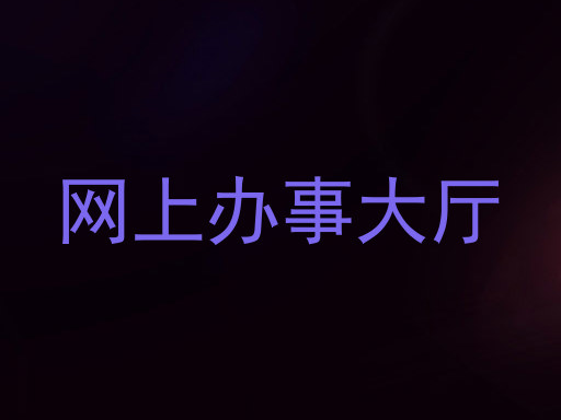 网上办事大厅