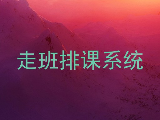 走班排课系统