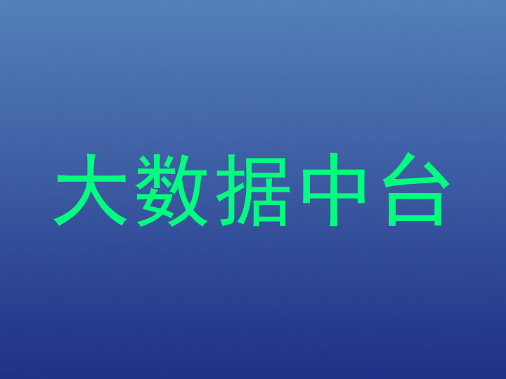 大数据中台