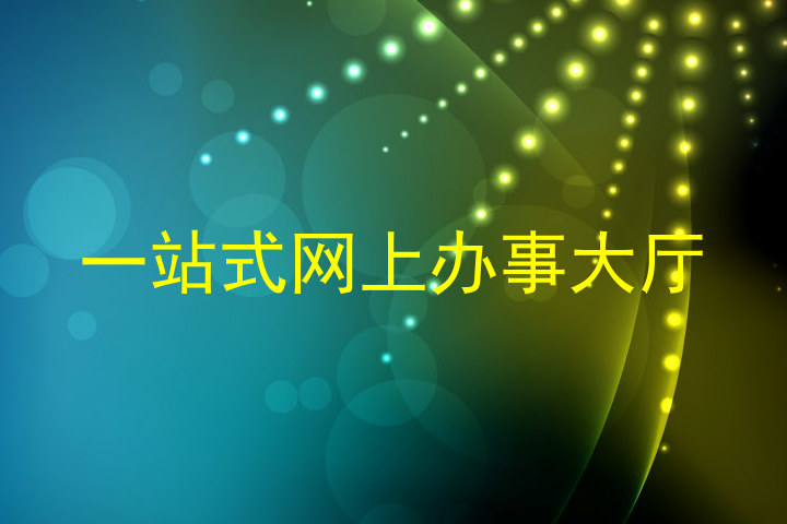 一站式网上办事大厅