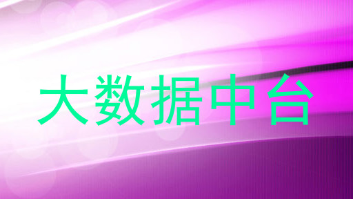 大数据中台
