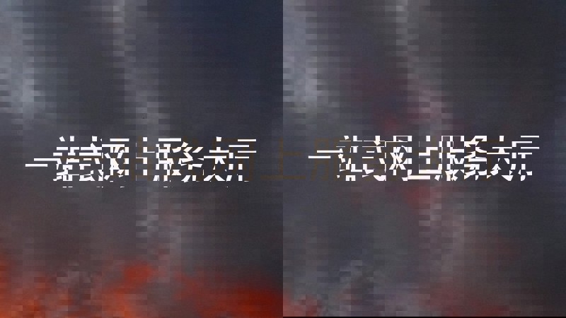 一站式网上服务大厅