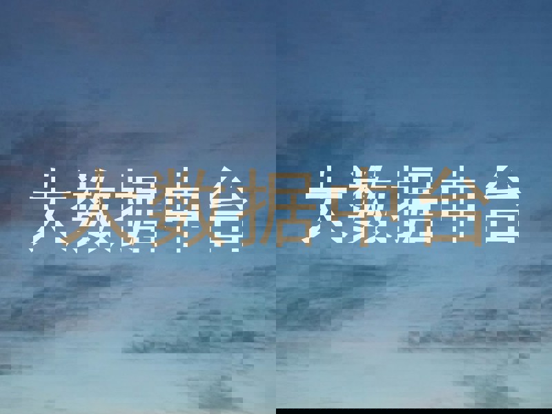 大数据中台