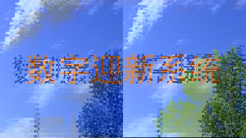 数字迎新系统