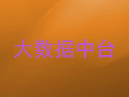 大数据中台