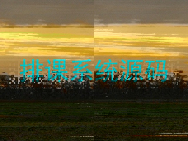 排课系统源码