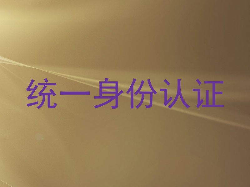 统一身份认证