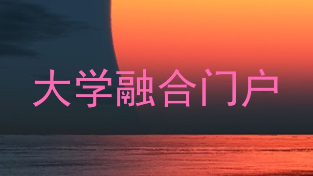 大学融合门户