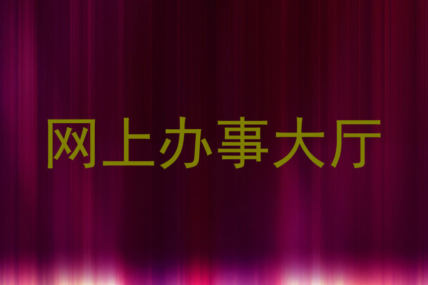 网上办事大厅