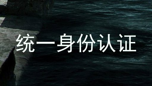统一身份认证