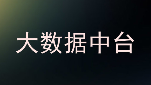 大数据中台