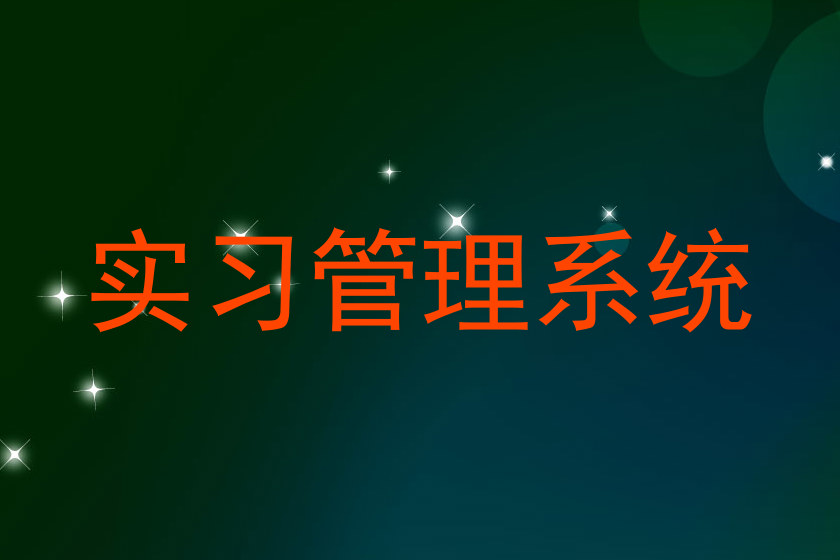 实习管理系统