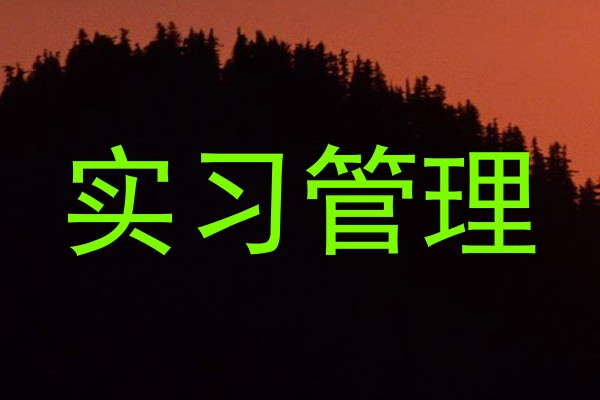 实习管理