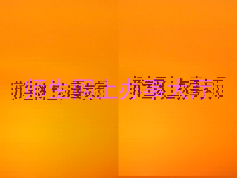 师生网上办事大厅