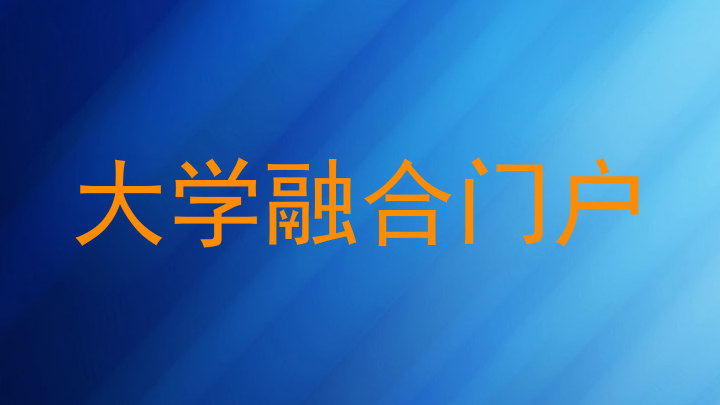 大学融合门户