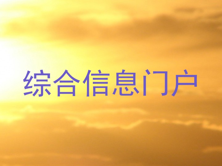 综合信息门户
