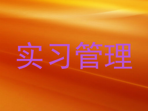 实习管理