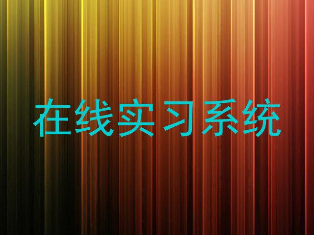 在线实习系统