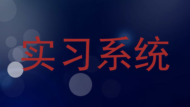实习系统