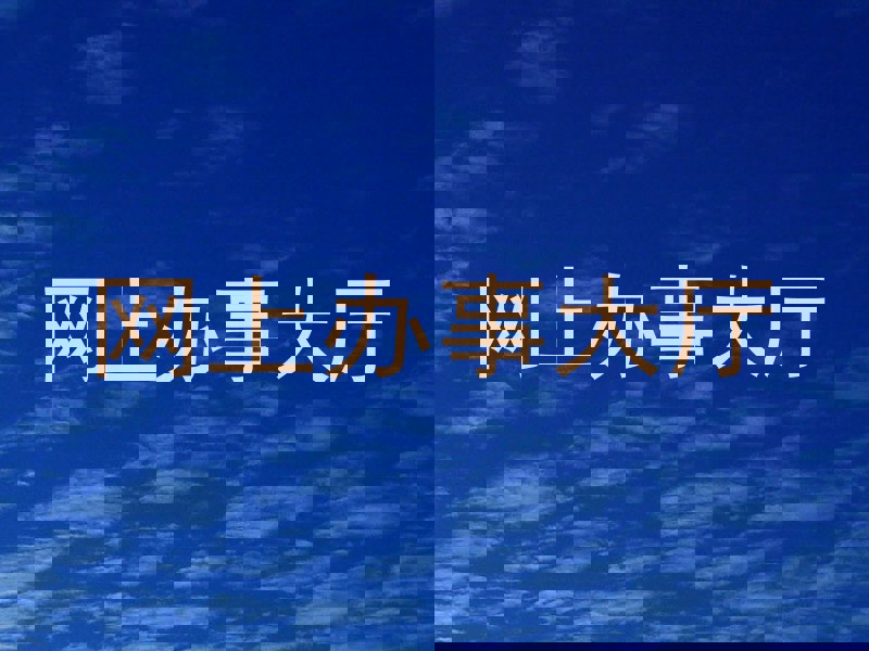 网上办事大厅