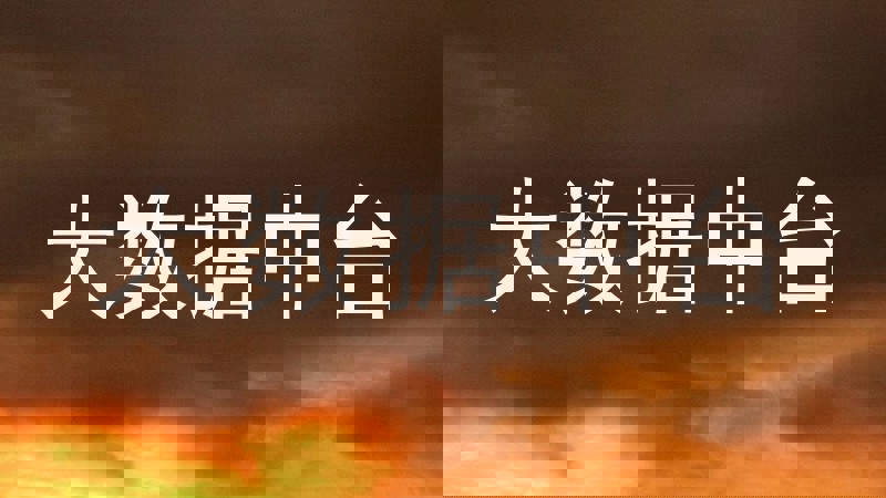 大数据中台