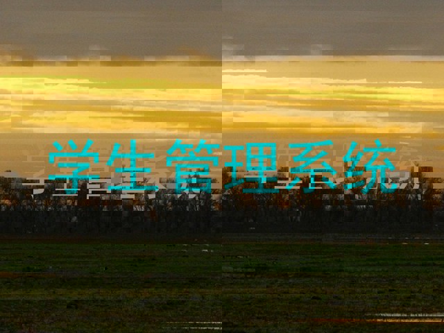 学生管理系统