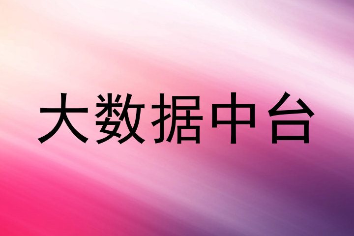 大数据中台