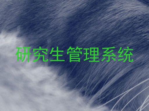 研究生管理系统