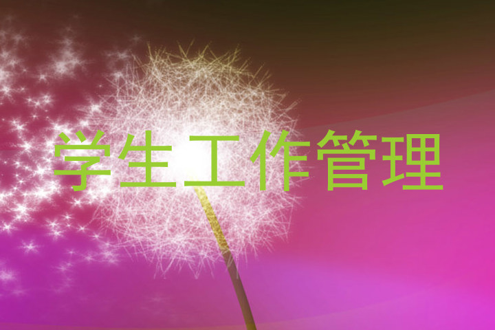 学生工作管理