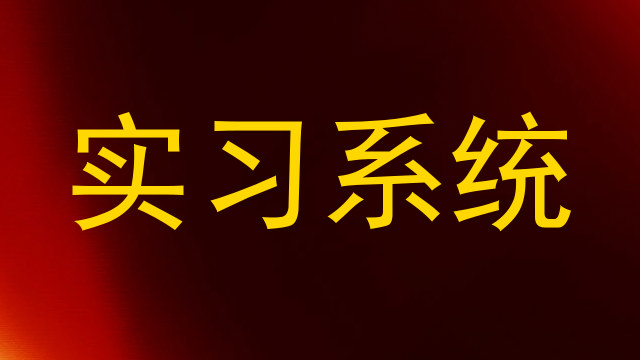 实习系统