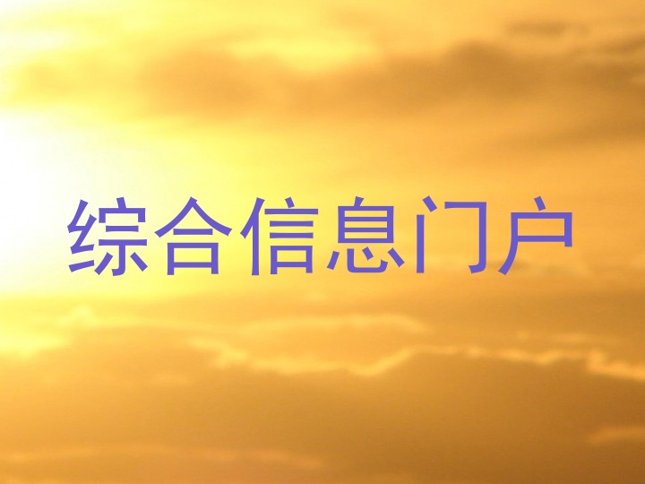 综合信息门户
