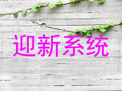 迎新系统