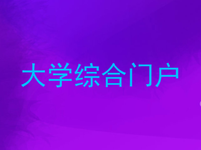 大学综合门户