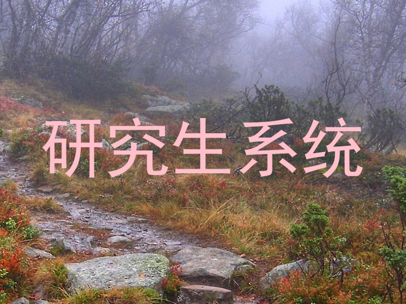 研究生系统