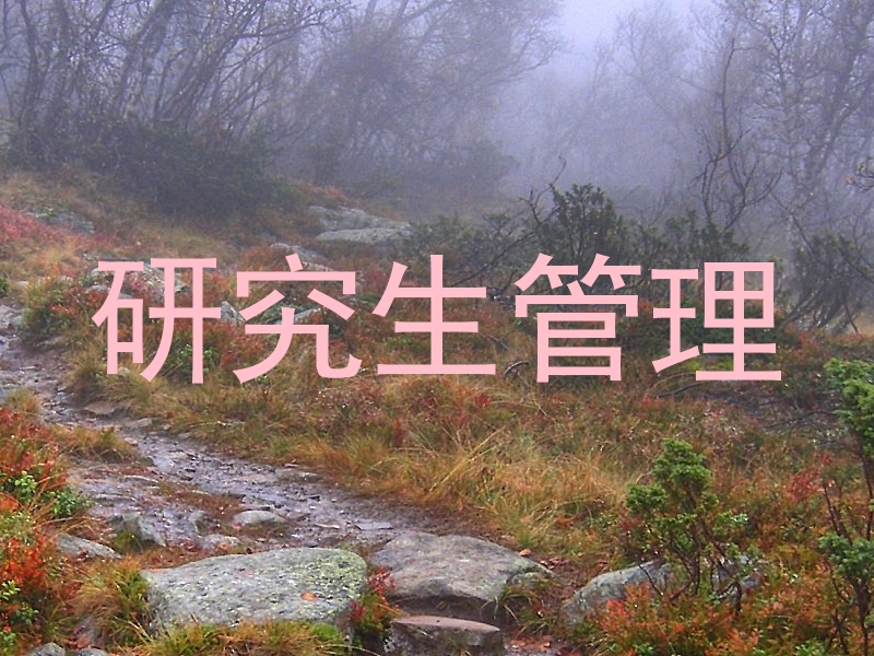 研究生管理