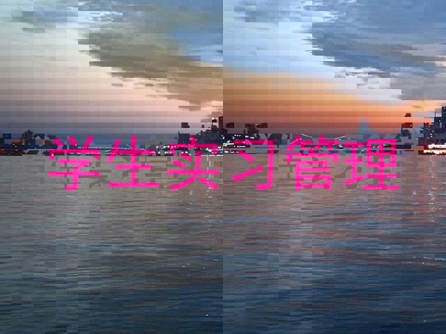 学生实习管理