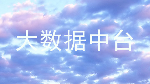 大数据中台
