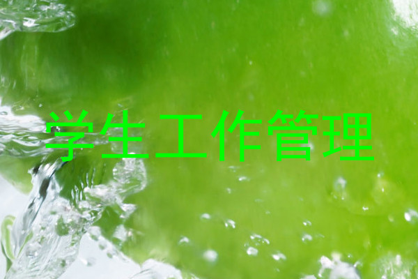 学生工作管理