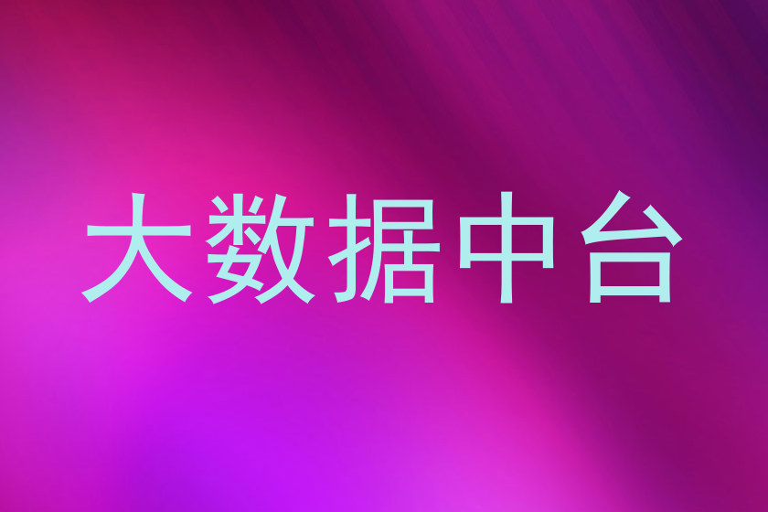 大数据中台