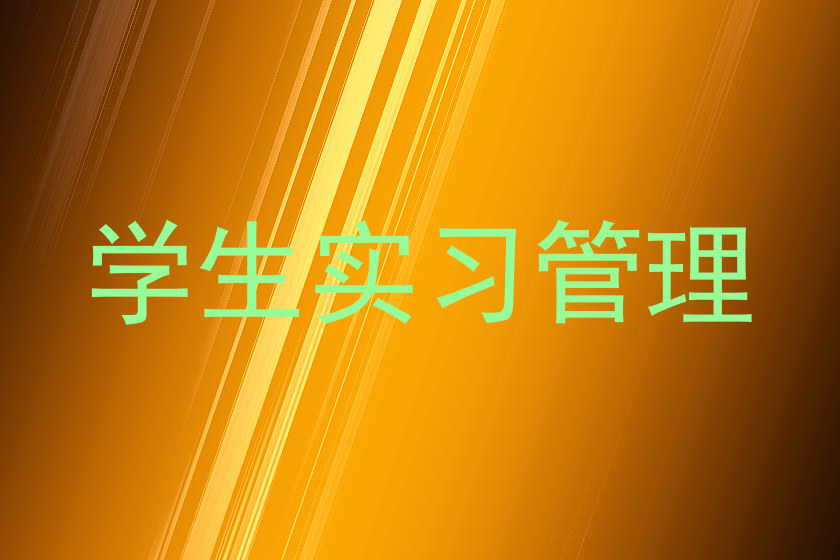 学生实习管理