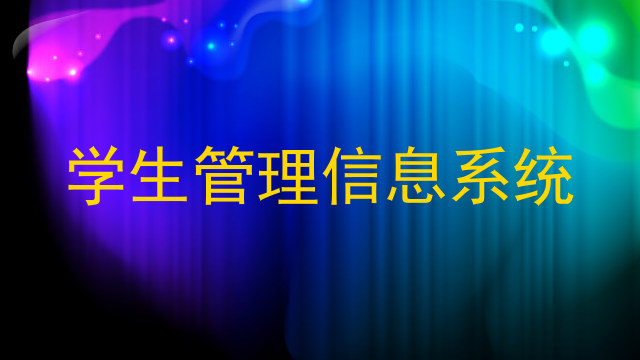 学生管理信息系统