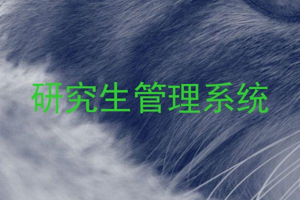 研究生管理系统