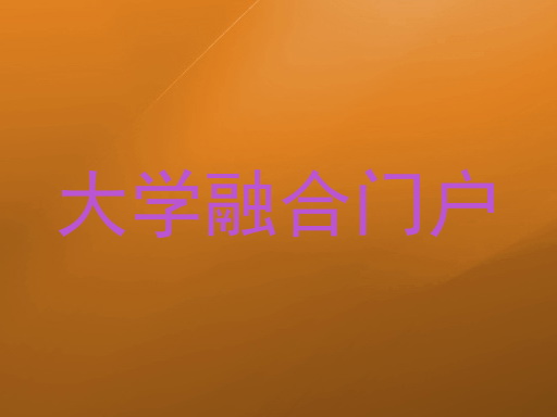 大学融合门户