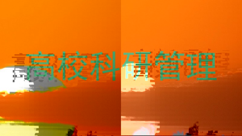 高校科研管理