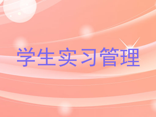 学生实习管理