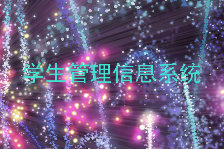 学生管理信息系统