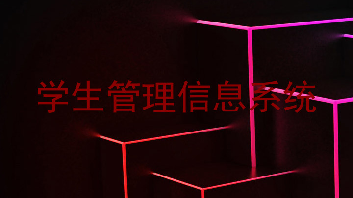 学生管理信息系统