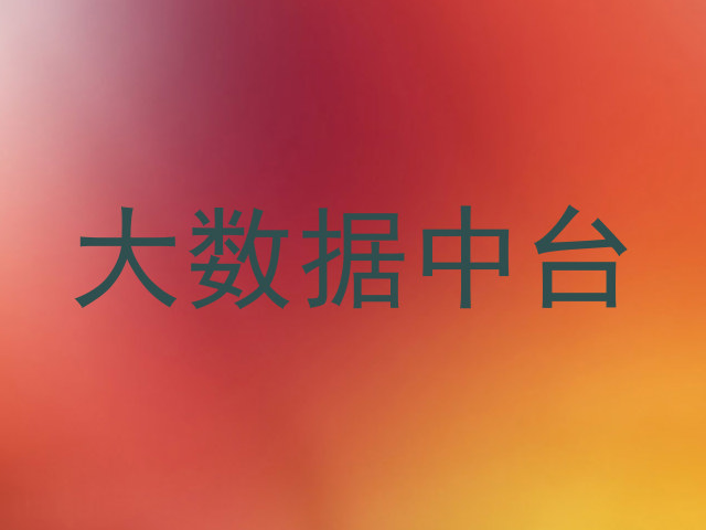 大数据中台