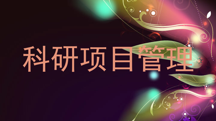 科研项目管理