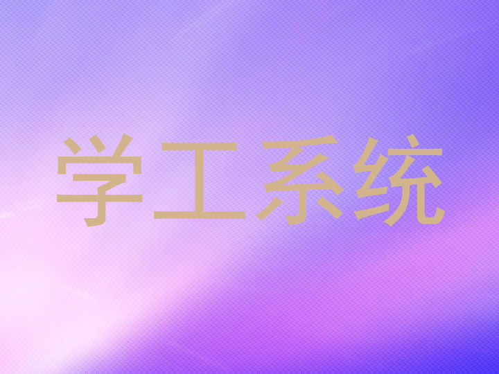 学工系统